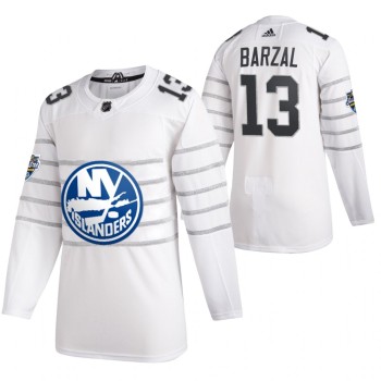 Men's New York Islanders #13 Mathew Barzal 2020 White All Star Stitched NHL Jersey Men's New York Islanders #13 Mathew Barzal 2020 White All Star Stitched NHL Jersey