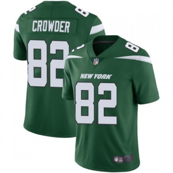 Men's New York Jets #82 Jamison Crowder Green Vapor Untouchable Limited Stitched Jersey Men's New York Jets #82 Jamison Crowder Green Vapor Untouchable Limited Stitched Jersey