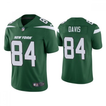 Men's New York Jets #84 Corey Davis 2021 Green Vapor Untouchable Limited Stitched Jersey Men's New York Jets #84 Corey Davis 2021 Green Vapor Untouchable Limited Stitched Jersey
