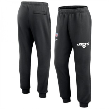 Men's New York Jets Black Chop Block Fleece Sweatpants Men's New York Jets Black Chop Block Fleece Sweatpants
