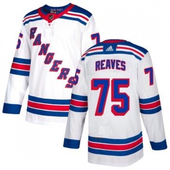 Men's New York Rangers #75 Ryan Reaves White Stitched Jersey Men's New York Rangers #75 Ryan Reaves White Stitched Jersey