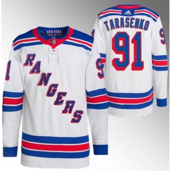 Men's New York Rangers #91 Vladimir Tarasenko White Stitched Jersey Men's New York Rangers #91 Vladimir Tarasenko White Stitched Jersey