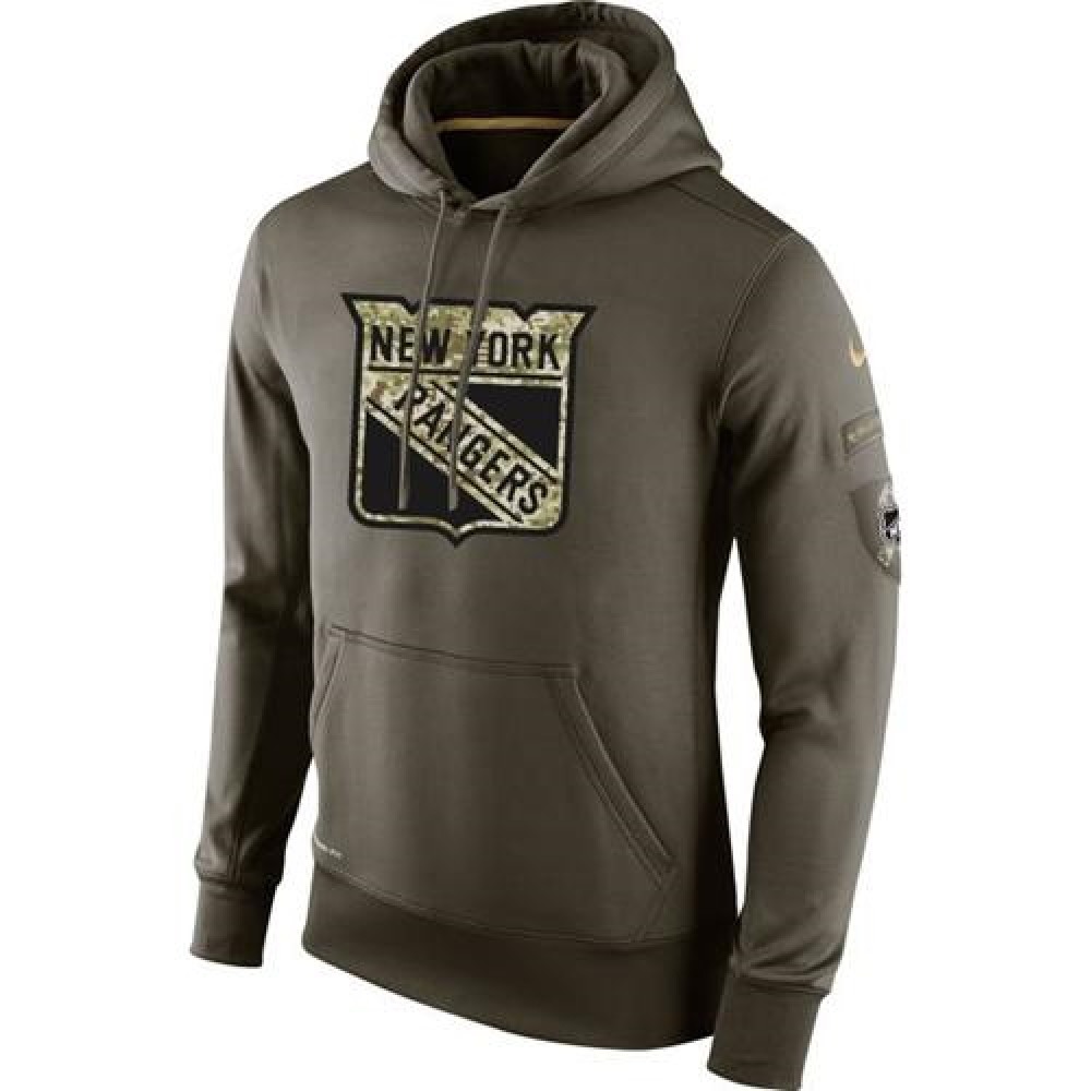 Men's New York Rangers Salute To Service NHL Hoodie