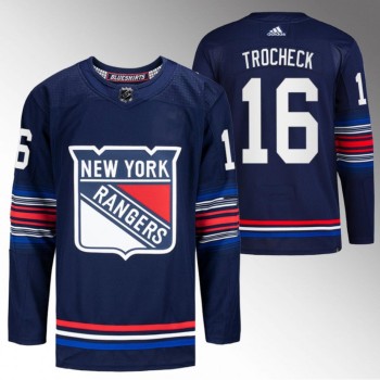 Men's New York Rangers #16 Vincent Trocheck Navy Stitched Jersey Men's New York Rangers #16 Vincent Trocheck Navy Stitched Jersey