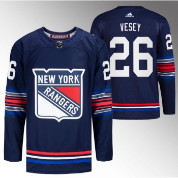 Men's New York Rangers #26 Jimmy Vesey Navy Stitched Jersey Men's New York Rangers #26 Jimmy Vesey Navy Stitched Jersey