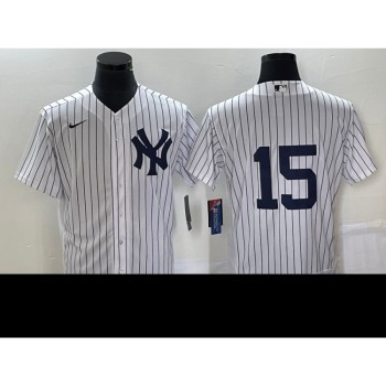 Men's New York Yankees #15 Thurman Munson White Flex Base Stitched Baseball Jersey Men's New York Yankees #15 Thurman Munson White Flex Base Stitched Baseball Jersey