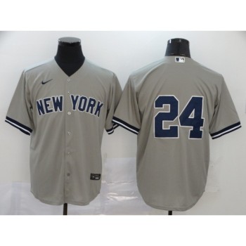 Men's New York Yankees #24 Gary Sanchez Grey Cool Base Stitched MLB Jersey Men's New York Yankees #24 Gary Sanchez Grey Cool Base Stitched MLB Jersey