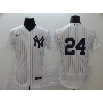 Men's New York Yankees #24 Gary Sanchez White Flex Base Stitched MLB Jersey Men's New York Yankees #24 Gary Sanchez White Flex Base Stitched MLB Jersey