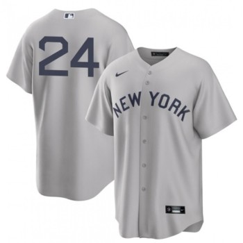 Men's New York Yankees #24 Gary Sanchez 2021 Grey Field of Dreams Cool Base Stitched Baseball Jersey Men's New York Yankees #24 Gary Sanchez 2021 Grey Field of Dreams Cool Base Stitched Baseball Jersey