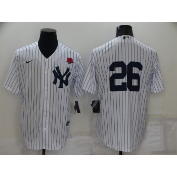 Men's New York Yankees #26 DJ LeMahieu White Cool Base Stitched Baseball Jersey Men's New York Yankees #26 DJ LeMahieu White Cool Base Stitched Baseball Jersey