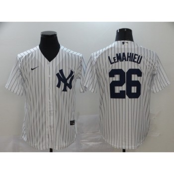 Men's New York Yankees #26 DJ LeMahieu White Cool Base Stitched MLB Jersey Men's New York Yankees #26 DJ LeMahieu White Cool Base Stitched MLB Jersey