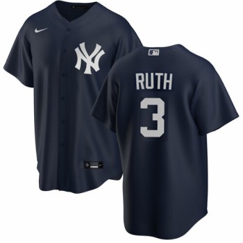 Men's New York Yankees #3 Babe Ruth Navy Cool Base Stitched Jersey Men's New York Yankees #3 Babe Ruth Navy Cool Base Stitched Jersey