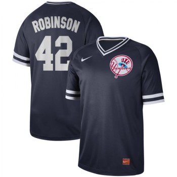 Men's New York Yankees #42 Jackie Robinson Navy Cooperstown Legend Collection Stitched MLB Jersey Men's New York Yankees #42 Jackie Robinson Navy Cooperstown Legend Collection Stitched MLB Jersey