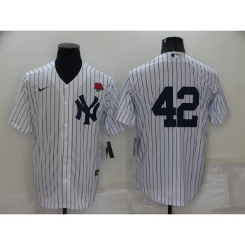Men's New York Yankees #42 Mariano Rivera White Cool Base Stitched Baseball Jersey Men's New York Yankees #42 Mariano Rivera White Cool Base Stitched Baseball Jersey