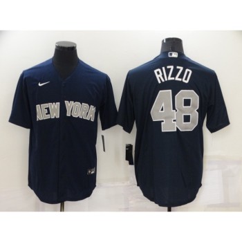 Men's New York Yankees #48 Anthony Rizzo Navy Cool Base Stitched Jersey Men's New York Yankees #48 Anthony Rizzo Navy Cool Base Stitched Jersey
