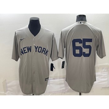 Men's New York Yankees #65 Nestor Cortes Grey Field of Dreams Cool Base Stitched Baseball Jersey Men's New York Yankees #65 Nestor Cortes Grey Field of Dreams Cool Base Stitched Baseball Jersey
