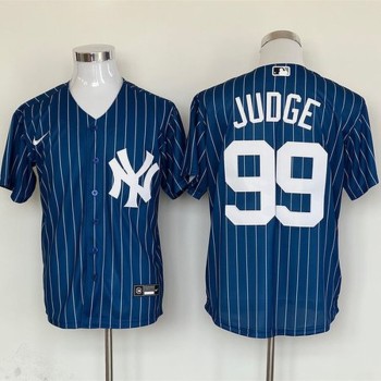 Men's New York Yankees #99 Aaron Judge Blue Cool Base Stitched MLB Jersey Men's New York Yankees #99 Aaron Judge Blue Cool Base Stitched MLB Jersey