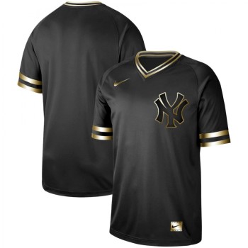 Men's New York Yankees Black Gold Stitched MLB Jersey Men's New York Yankees Black Gold Stitched MLB Jersey