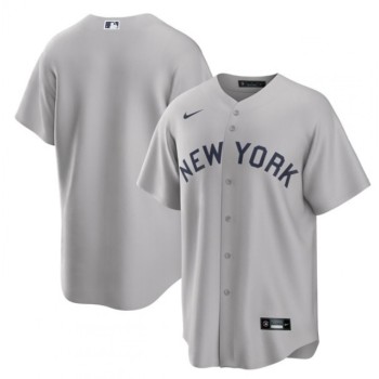 Men's New York Yankees Blank 2021 Grey Field of Dreams Cool Base Stitched Baseball Jersey Men's New York Yankees Blank 2021 Grey Field of Dreams Cool Base Stitched Baseball Jersey