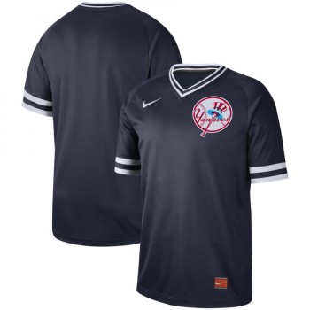 Men's New York Yankees Blank Navy Cooperstown Legend Collection Stitched MLB Jersey Men's New York Yankees Blank Navy Cooperstown Legend Collection Stitched MLB Jersey