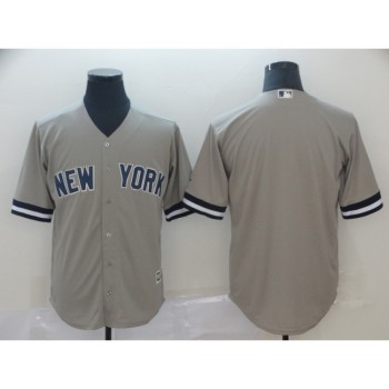 Men's New York Yankees Gray Cool Base Player Stitched MLB Jersey Men's New York Yankees Gray Cool Base Player Stitched MLB Jersey