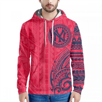 Men's New York Yankees Red Hoodie Men's New York Yankees Red Hoodie