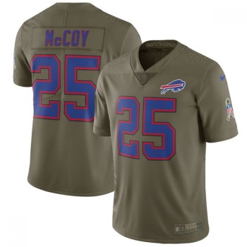 Men's Buffalo Bills #25 LeSean McCoy Olive Salute To Service Limited Stitched NFL Jersey Men's Buffalo Bills #25 LeSean McCoy Olive Salute To Service Limited Stitched NFL Jersey