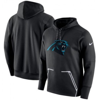 Men's Carolina Panthers Black Champ Drive Vapor Speed Pullover Hoodie Men's Carolina Panthers Black Champ Drive Vapor Speed Pullover Hoodie