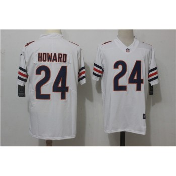 Men's Chicago Bears #24 Jordan Howard White Stitched NFL Vapor Untouchable Limited Jersey Men's Chicago Bears #24 Jordan Howard White Stitched NFL Vapor Untouchable Limited Jersey