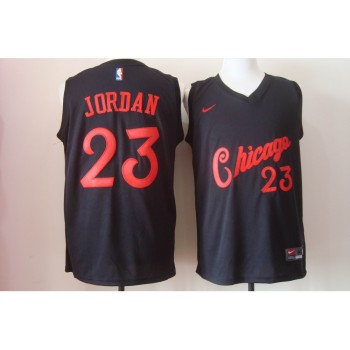 Men's Chicago Bulls #23 Michael Jordan New Black Fashion Stitched NBA Jersey Men's Chicago Bulls #23 Michael Jordan New Black Fashion Stitched NBA Jersey