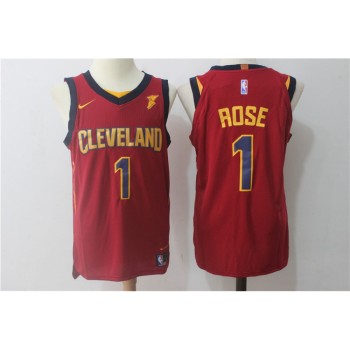 Men's Cleveland Cavaliers #1 Derrick Rose Wine Red Stitched NBA Jersey Men's Cleveland Cavaliers #1 Derrick Rose Wine Red Stitched NBA Jersey