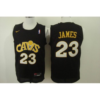 Men's Cleveland Cavaliers #23 LeBron James Black Stitched NBA Jersey Men's Cleveland Cavaliers #23 LeBron James Black Stitched NBA Jersey