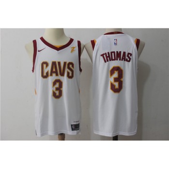 Men's Cleveland Cavaliers #3 Isaiah Thomas White Stitched NBA Jersey Men's Cleveland Cavaliers #3 Isaiah Thomas White Stitched NBA Jersey