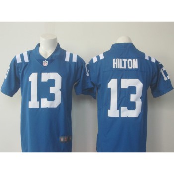 Men's Colts #13 T.Y. Hilton Blue Limited Rush Stitched NFL Jersey Men's Colts #13 T.Y. Hilton Blue Limited Rush Stitched NFL Jersey
