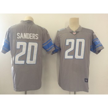 Men's Detroit Lions #20 Barry Sanders Grey Vapor Untouchable Limited Stitched NFL Jersey Men's Detroit Lions #20 Barry Sanders Grey Vapor Untouchable Limited Stitched NFL Jersey