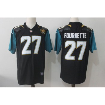 Men's Jacksonville Jaguars #27 Leonard Fournette Black Alternate Stitched NFL Vapor Untouchable Limited Jersey