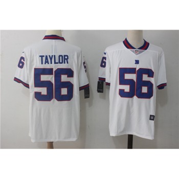 Men's New York Giants #56 Lawrence Taylor White Vapor Untouchable Limited Stitched NFL Jersey