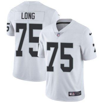 Men's Oakland Raiders #75 Howie Long White Stitched NFL Vapor Untouchable Limited Jersey