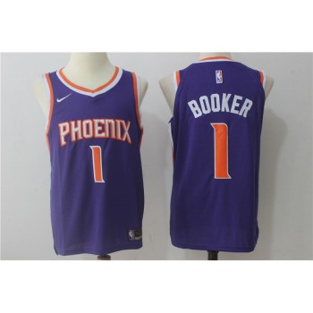 Men's Phoenix Suns #1 Devin Booker Purple Stitched NBA Jersey Men's Phoenix Suns #1 Devin Booker Purple Stitched NBA Jersey