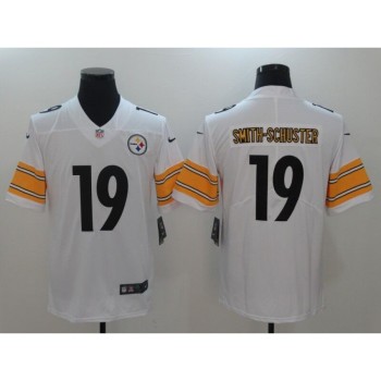 Men's Pittsburgh Steelers #19 JuJu Smith-Schuster White Vapor Untouchable Limited Stitched NFL Jersey Men's Pittsburgh Steelers #19 JuJu Smith-Schuster White Vapor Untouchable Limited Stitched NFL Jersey