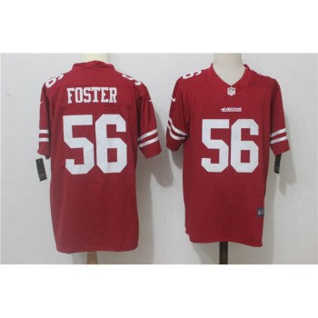 Men's San Francisco 49ers #56 Reuben Foster Red Team Color Stitched NFL Vapor Untouchable Limited Jersey Men's San Francisco 49ers #56 Reuben Foster Red Team Color Stitched NFL Vapor Untouchable Limited Jersey