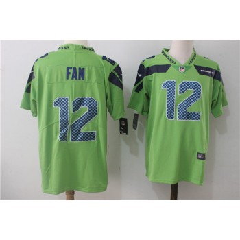 Men's Seattle Seahawks #12 Fan Green Stitched NFL Vapor Untouchable Limited Jersey Men's Seattle Seahawks #12 Fan Green Stitched NFL Vapor Untouchable Limited Jersey