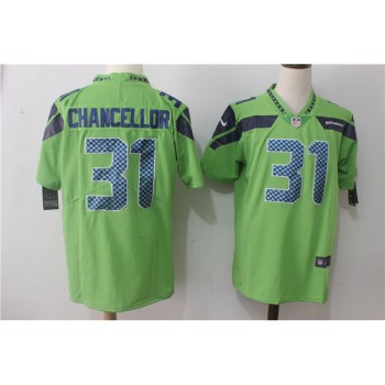 Men's Seattle Seahawks #31 Kam Chancellor Steel Green Stitched NFL Vapor Untouchable Limited Jersey Men's Seattle Seahawks #31 Kam Chancellor Steel Green Stitched NFL Vapor Untouchable Limited Jersey