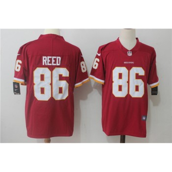 Men's Washington Redskins #86 Jordan Reed Red Stitched NFL Vapor Untouchable Limited Jersey Men's Washington Redskins #86 Jordan Reed Red Stitched NFL Vapor Untouchable Limited Jersey