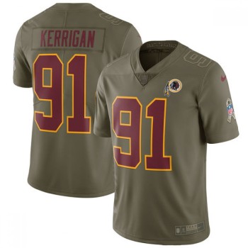 Men's Washington Redskins #91 Ryan Kerrigan Olive Salute to Service Limited Stitched NFL Jersey Men's Washington Redskins #91 Ryan Kerrigan Olive Salute to Service Limited Stitched NFL Jersey