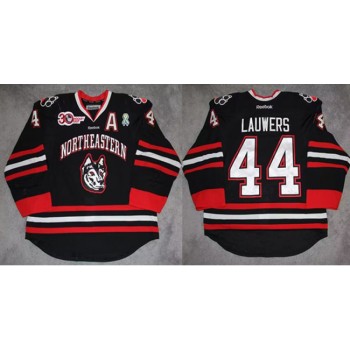 Men's Northern Illinois Huskies #44 Dax Lauwers Black Stitched Jersey Men's Northern Illinois Huskies #44 Dax Lauwers Black Stitched Jersey