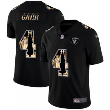 Men's Oakland Raiders #4 Derek Carr 2019 Black Statue of Liberty Limited Stitched NFL Jersey Men's Oakland Raiders #4 Derek Carr 2019 Black Statue of Liberty Limited Stitched NFL Jersey