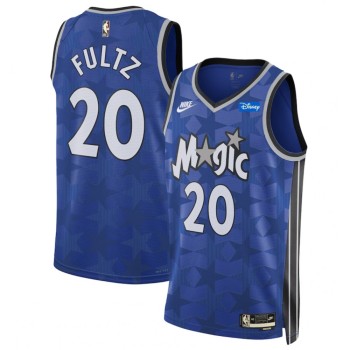 Men's Orlando Magic #20 Markelle Fultz Blue 2023/24 Classic Edition Stitched Basketball Jersey
