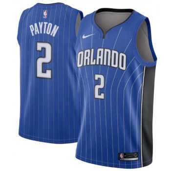 Men's Orlando Magic #2 Elfrid Payton Royal Icon Edition Stitched Swingman Jersey