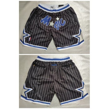 Men's Orlando Magic Black Swingman Shorts( Run Small)